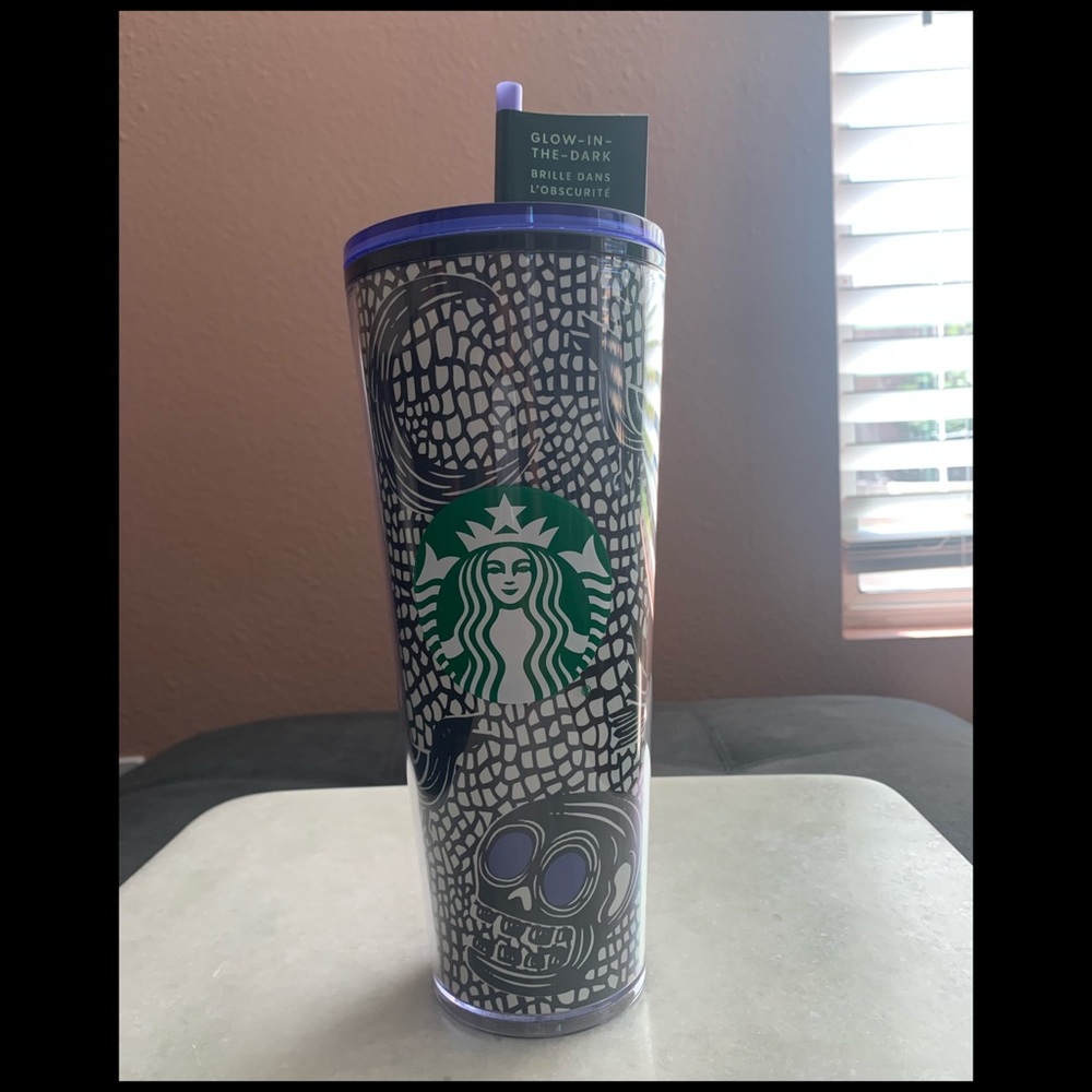 RARE LIMITED GLOW IN THE DARK STARBUCKS TUMBLER